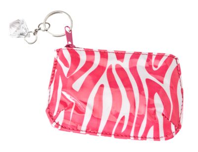 Hot Pink Zebra Coin Purse