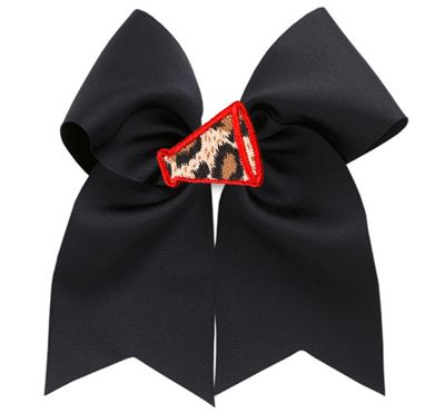 Varsity Mascot bow buddies® - Leopard Megaphone
