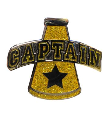 Captain Gold Megaphone Pin