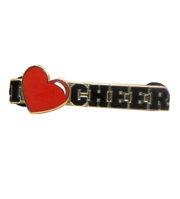 I Heart Cheer Pin