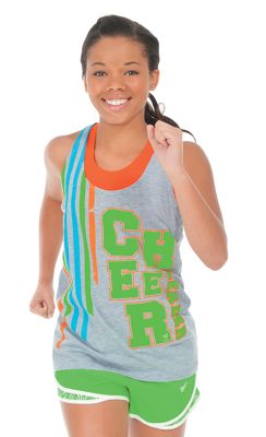 Cheerleader Heather Loose Tank