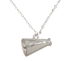 Silver Megaphone Necklace