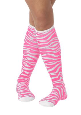 Zebra Tube Sock