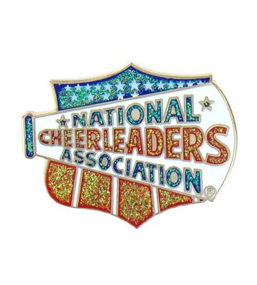 NCA Glitter Shield Pin