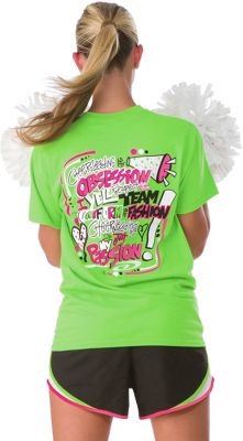 Hot Green Cheer Obsession Tee