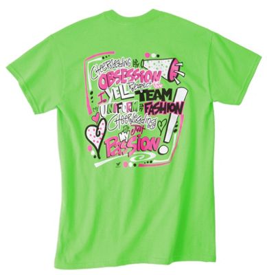 Youth Hot Green Cheer Obsession Tee