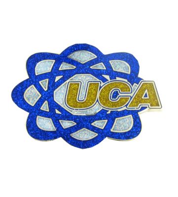 UCA Glitter Atom Pin