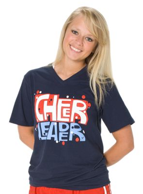 Navy V-Neck Tee