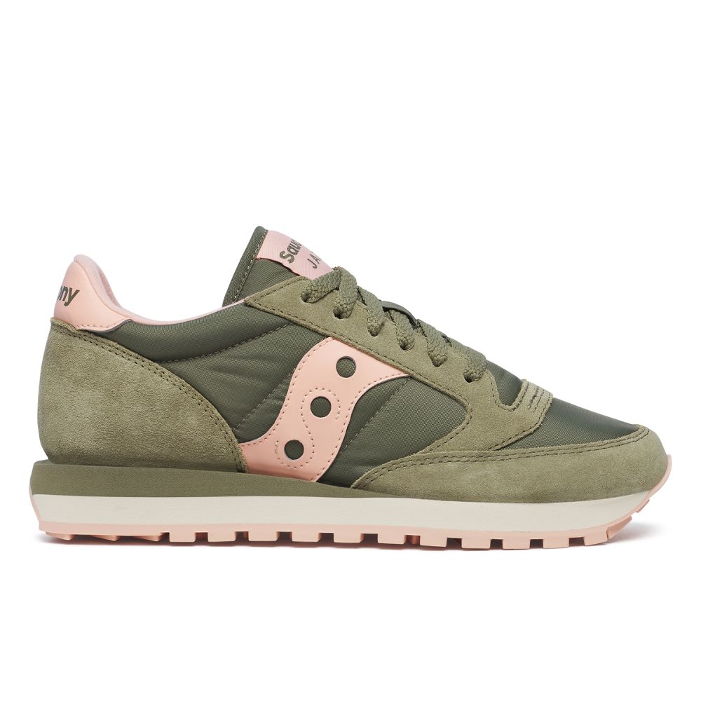 Women's Saucony Jazz Original Olive|Peach - S1044-695