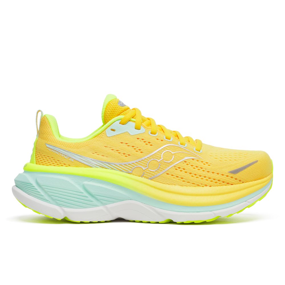 Saucony Women's Hurricane 25 - Yellow  - Size UK 4.5