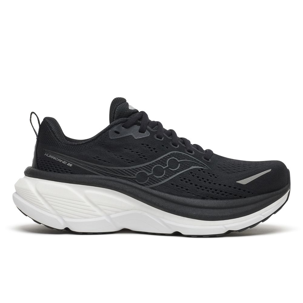 Saucony Women's Hurricane 25 - Black  - Size UK 4.5