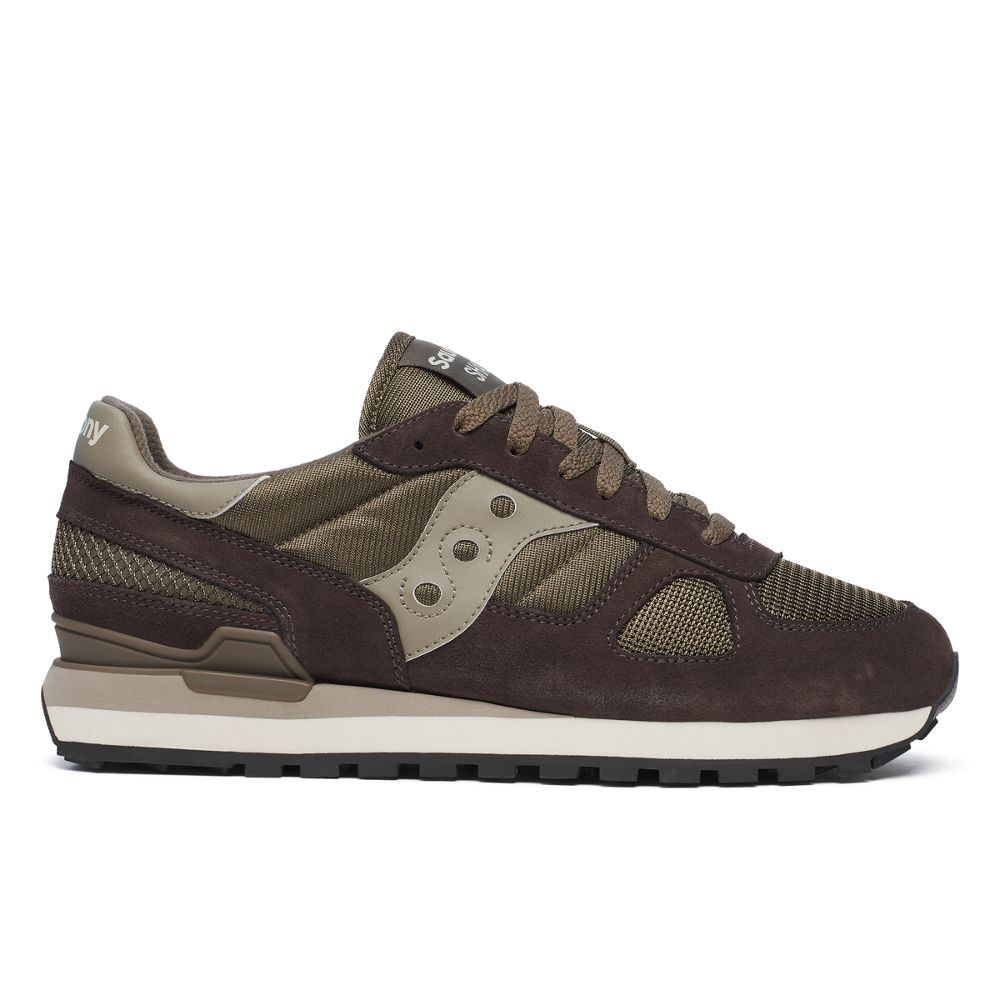 Saucony Trainers  - Shadow Original in Brown - S2108-885