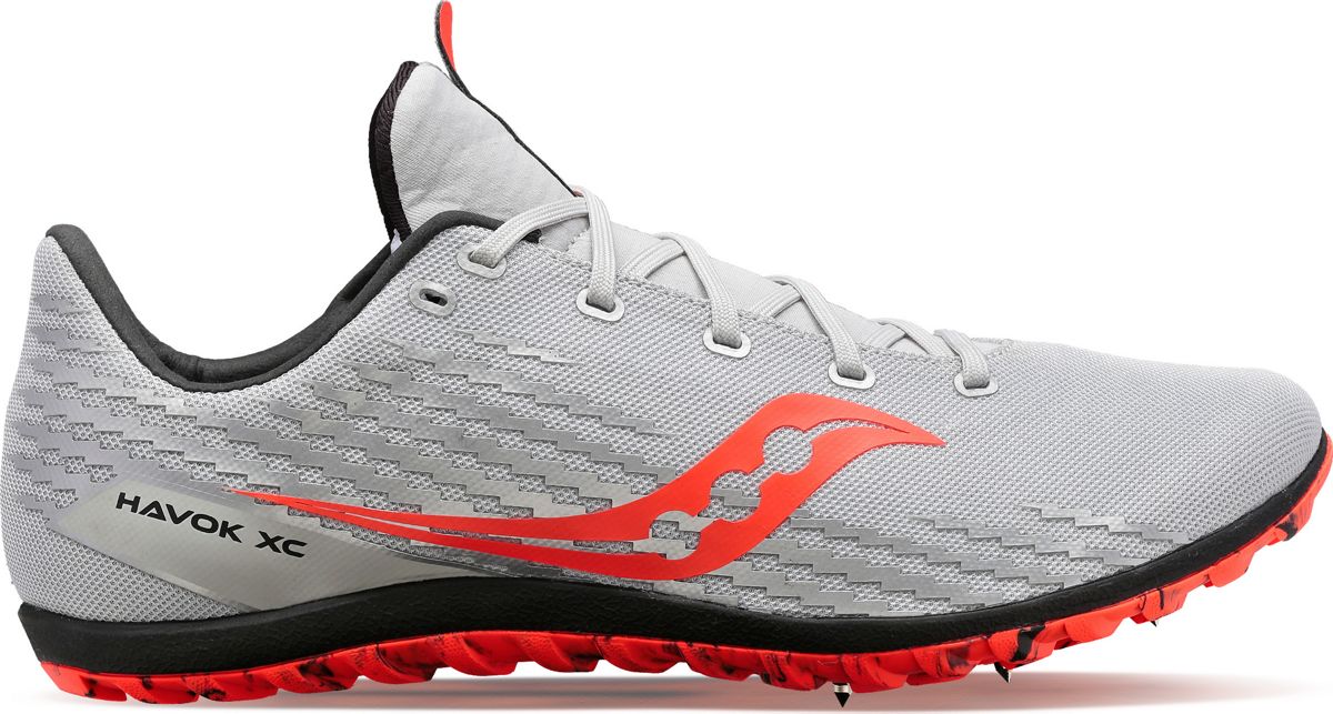 Men's Saucony Havok XC 3 Spike Fog|Black|ViZi - S29074-85