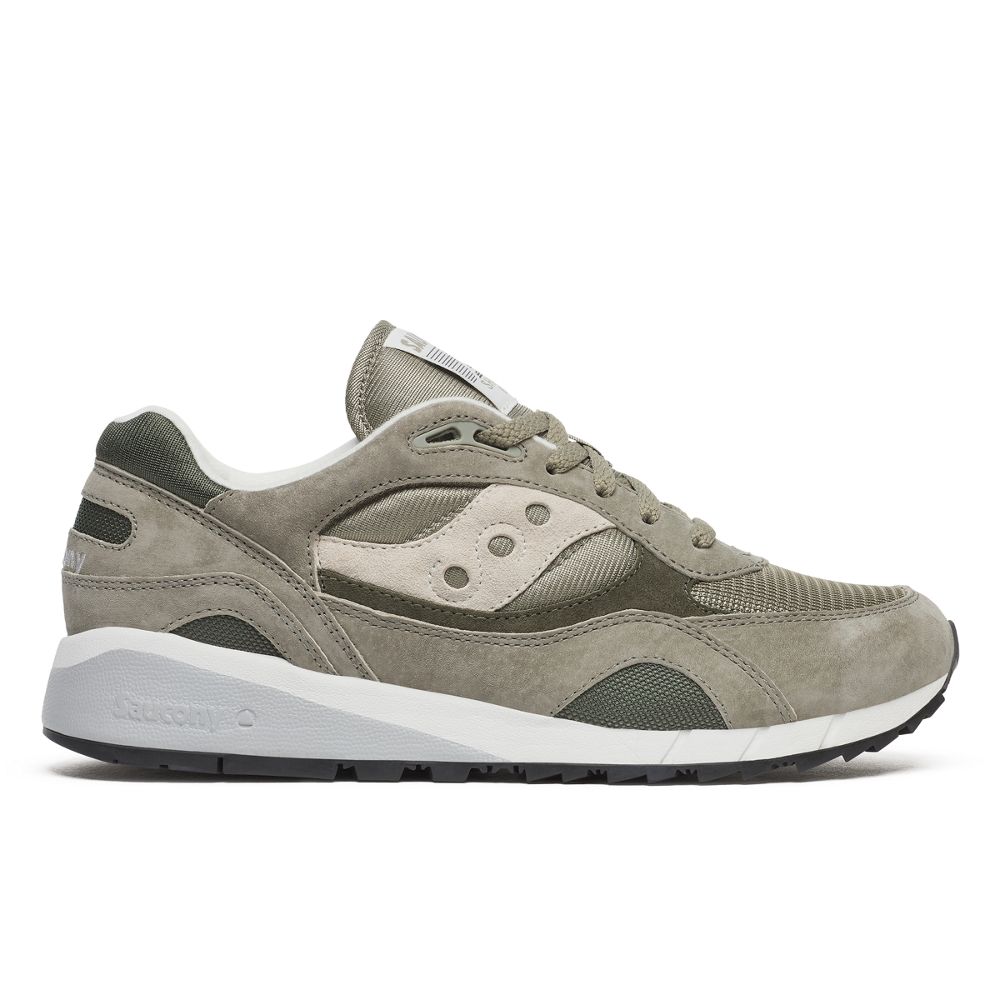 Saucony Unisex Shadow 6000 - Green  - Size UK 8.5
