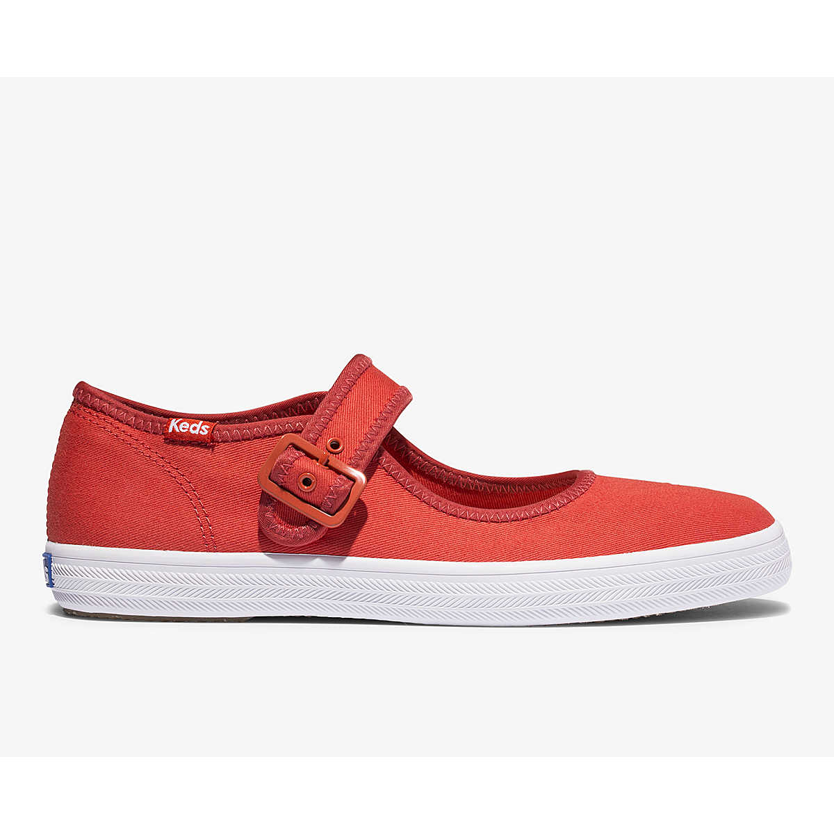 Keds Champion Mary Jane Feat. Organic Cotton In Aura Red