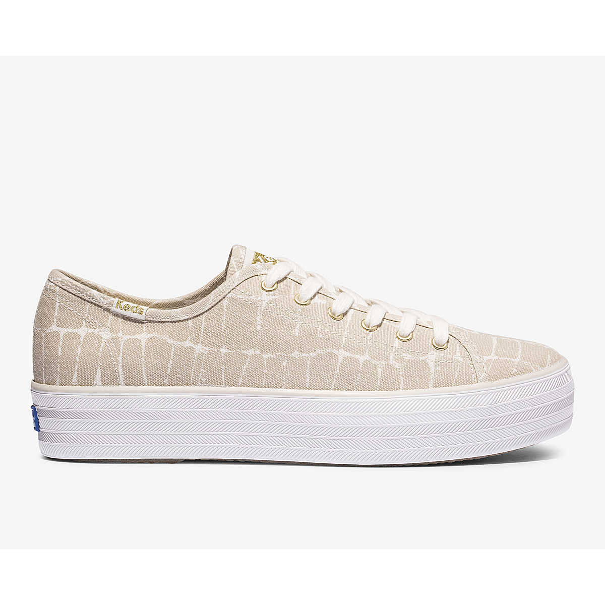 Keds Triple Kick Croc Feat. Organic Cotton In Taupe