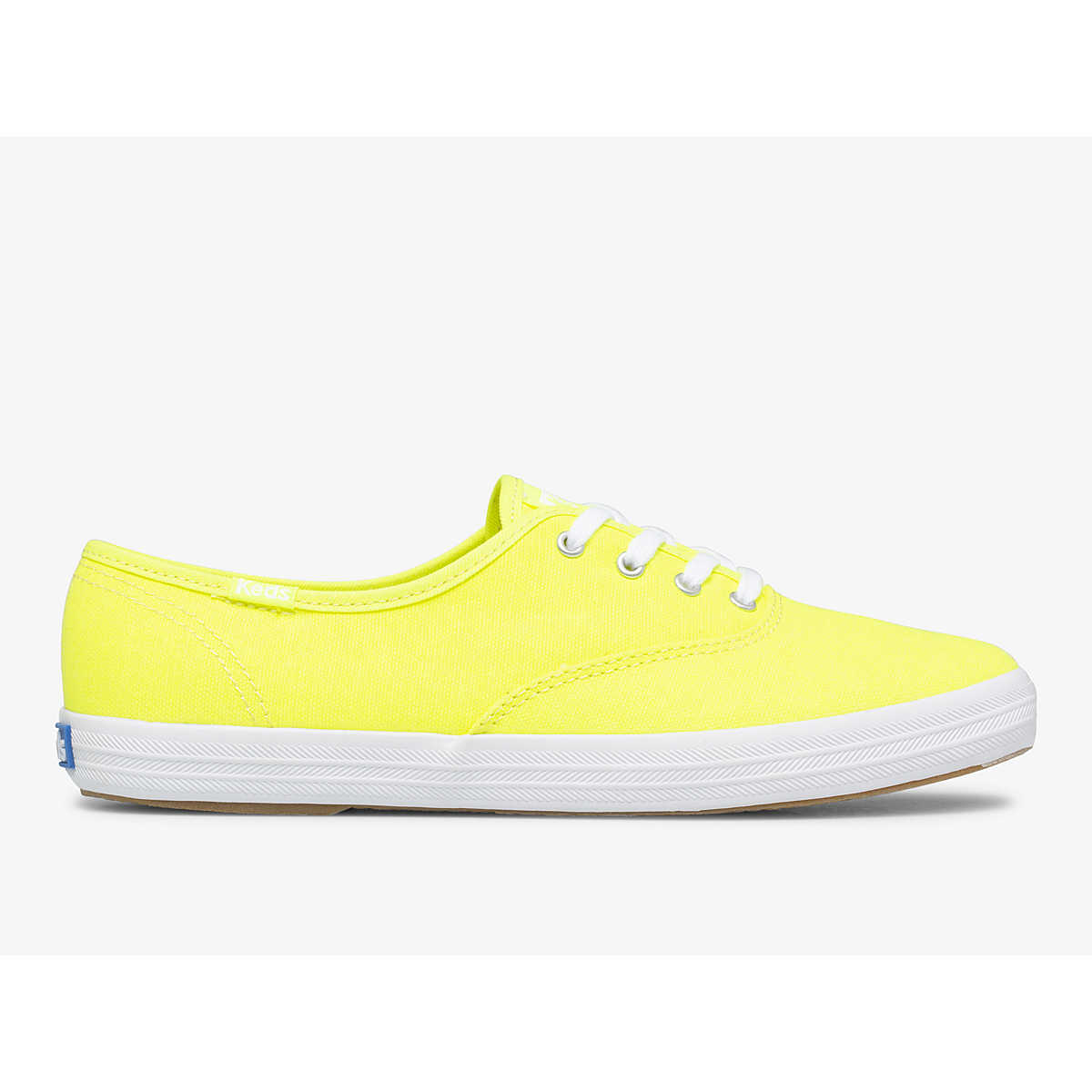 Keds Champion Canvas Neon Washable In Neon Yellow