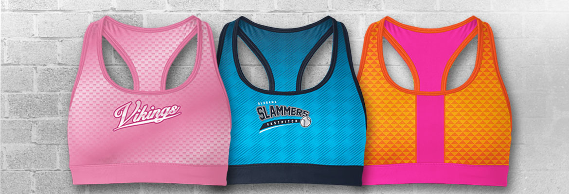 Custom Womens Ink Sports Bra Banner