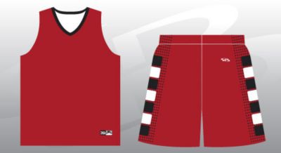 plain red basketball jersey