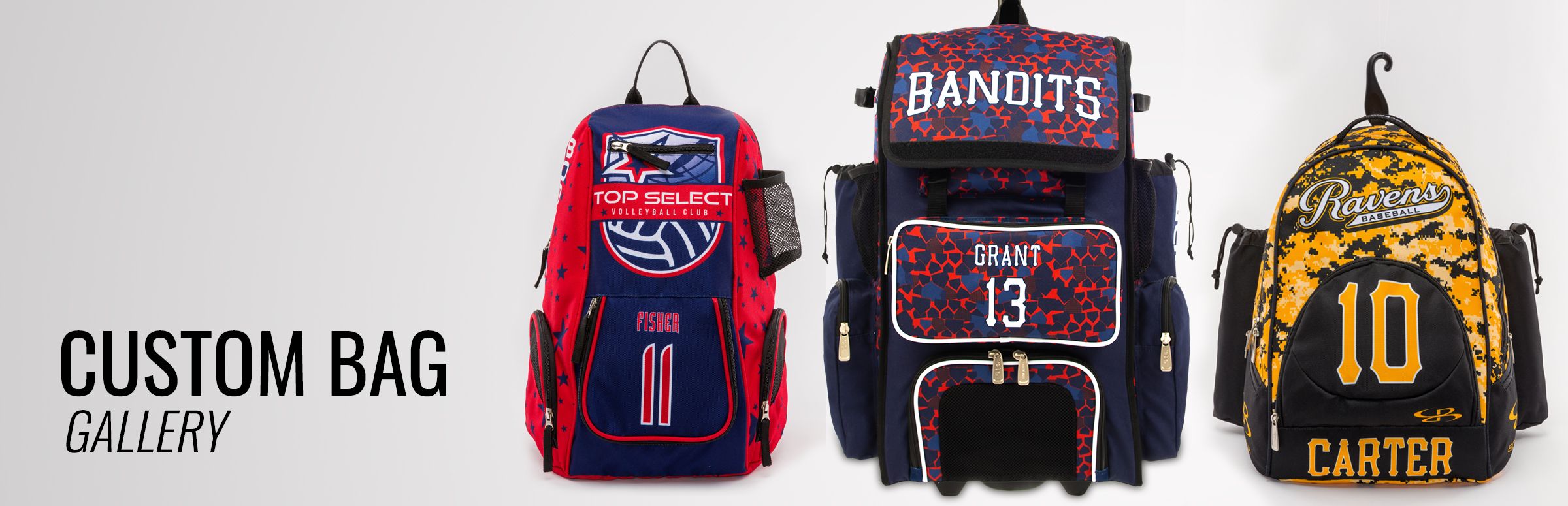 Boombah Custom Bag Gallery