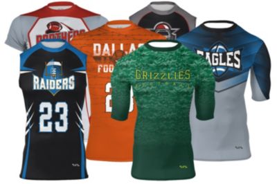 custom 7 on 7 football jerseys