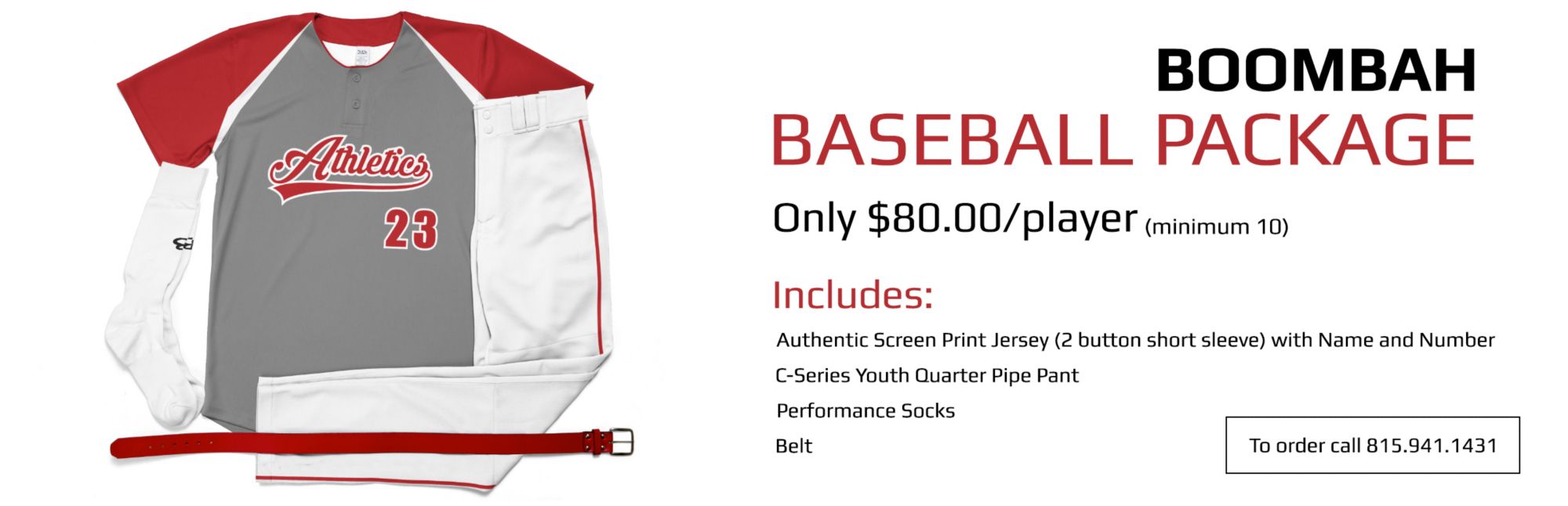 Boombah Men's and Youth Baseball