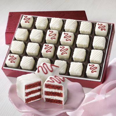 Red Velvet Petits Fours