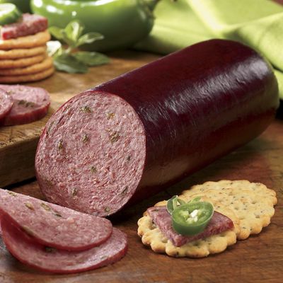 Jalapeno Beef Log