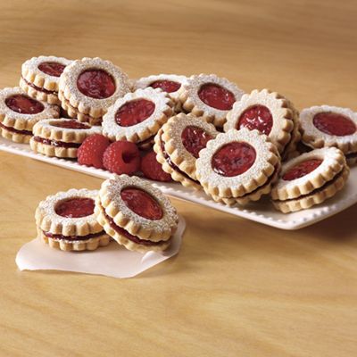 Gluten Free Raspberry Linzer Cookies