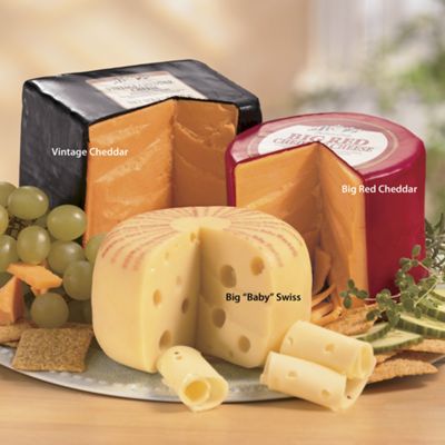 The Big Baby Swiss Cheese Vintage Cheddar Cheese Big Red Cheddar Cheese