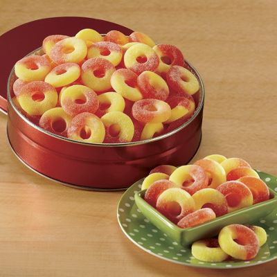 Sugar Free Gummy Peach Rings