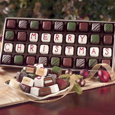 Postpaid Merry Christmas Petits Fours