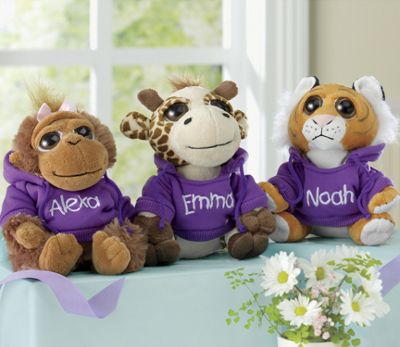 Personalized Hoodie Zoo Animals