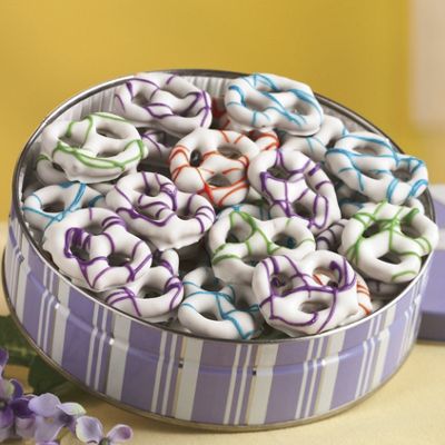 Spring Pretzels Gift Tin