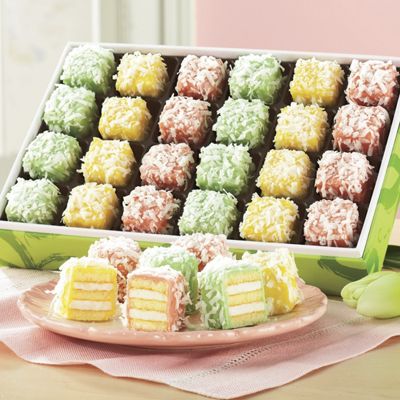 Pastel Coconut Petits Fours Gift Assortment