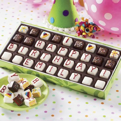 Personalized Mini Birthday Petits Fours