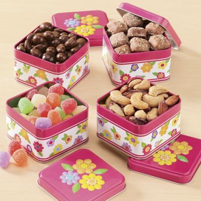 Candy and Nut Gift Tins