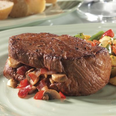 Mushroom and Bacon Stuffed Filet Mignon 1