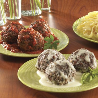 Italian Meatballs with Cheese or Marinara Sauce