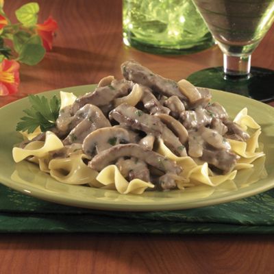 Creamy Beef Stroganoff with Mushroom Sauce