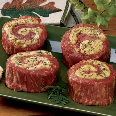 Pinwheel Stuffed Steaks