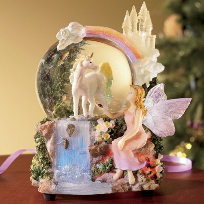 Musical Fiber Optic Waterglobe