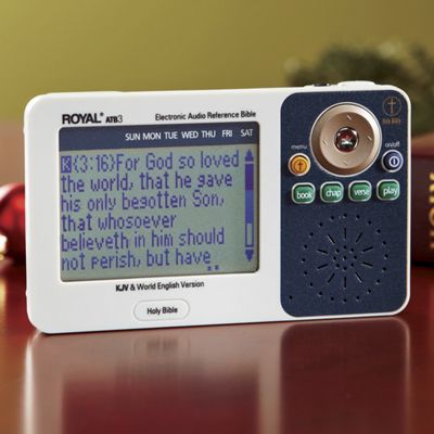 Electronic Audio Bible with Keyboard