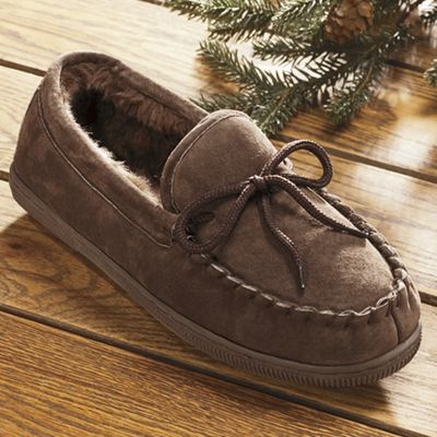 Mens Suede Moccasin