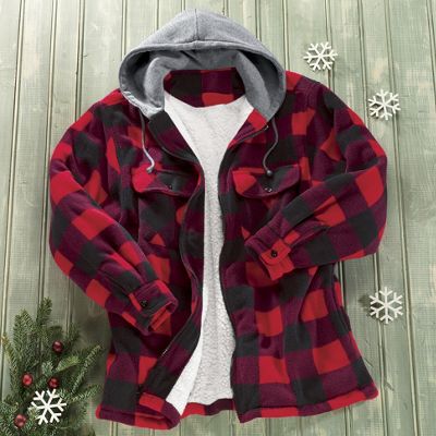 Fleece Jacket Buffalo Plaid