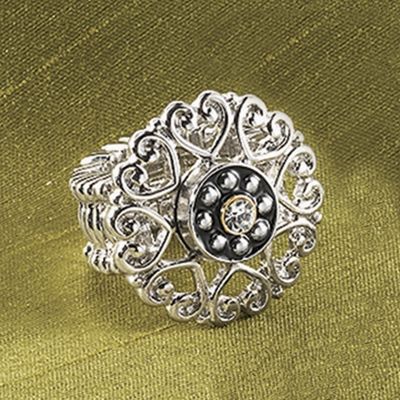 Stretch Ring 10 Interchangeable Charms