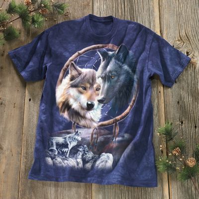 Tee Dream Catcher Wolves