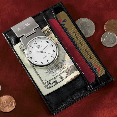 Wallet N Watch Money Clip Personalized