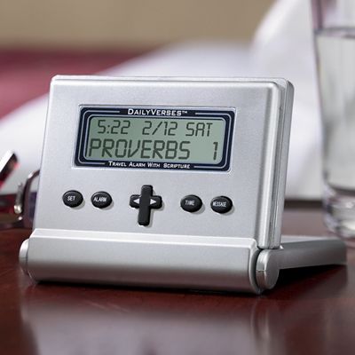 Travel Alarm Clock by DailyVerses