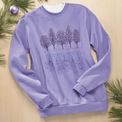 Sweatshirt Forest Reflections